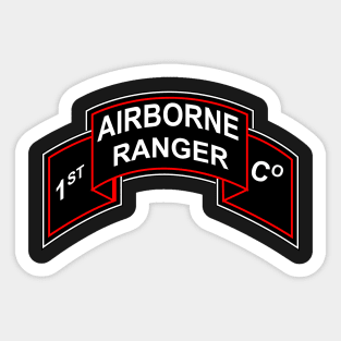 1st Ranger Co wo Txt Sticker